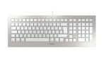 CHERRY Strait 3.0 For Mac Corded Keyboard Silver/white