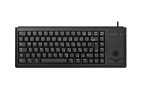 Cherry G84-4400 Compact Keyboard With Integrated Trackball (Black)