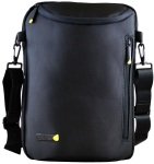 Techair 12-14.1" Portrait Shoulder Laptop Bag Black