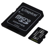 Kingston Canvas Select Plus 64GB microSD - With Adaptor