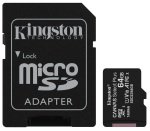 Kingston Canvas Select Plus 64GB microSD Memory Card with Adapter