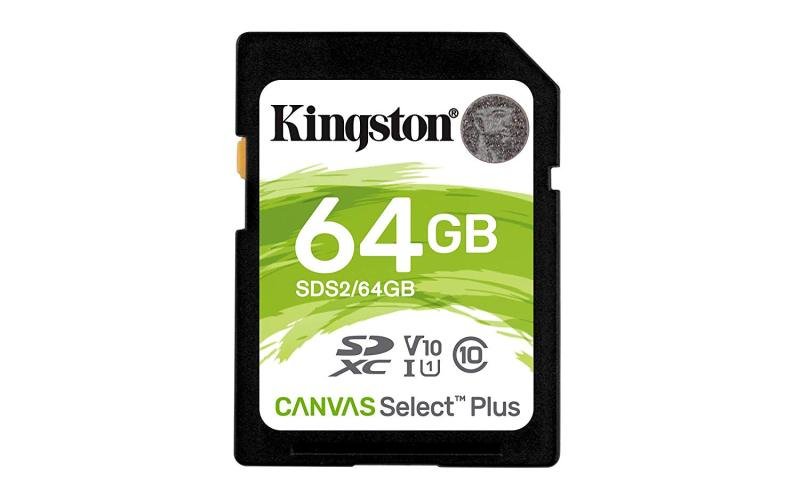 Kingston SDS2/64GB Canvas Select Plus SD Card Class 10 UHS-I