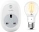 TP-Link HS100 Smart Plug and Kasa KL50 Smart Bulb Bundle - Works with Google Home and Alexa