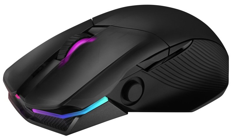 Asus ROG Chakram Ergonomic RGB Optical Qi Wireless Gaming Mouse