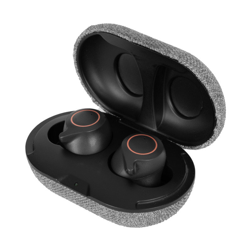 Wireless Earbuds with Fabric Charging Case