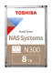 Toshiba N300 8TB High-Reliability NAS Hard Drive