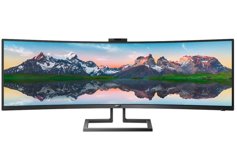 Philips 49" SuperWide QHD Curved Monitor - Black
