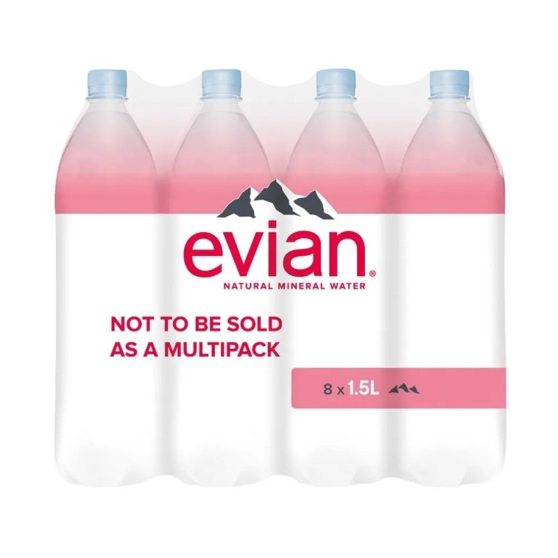 Evian 1.5l Still Water Pk8