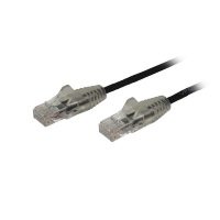 StarTech Slim CAT6 1.0 m Black Patch Cord Cable