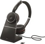 Jabra Evolve 75 Stereo Uc - Incl Jabra Link 370 Pouch Stand In