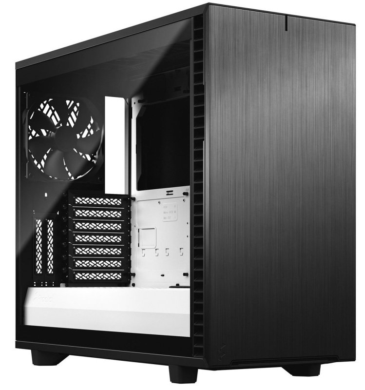 Fractal Design Define 7 Black/White Windowed Mid Tower PC Gaming Case from Ebuyer