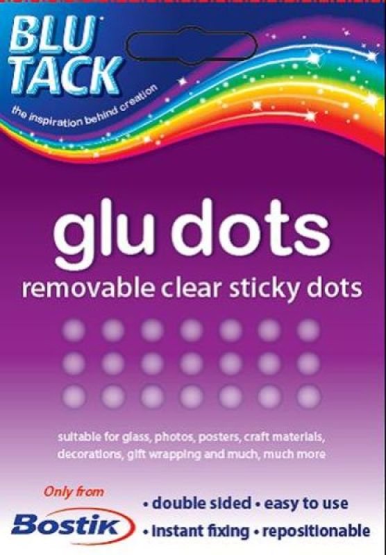 Bostik 805828 Glue Dots   12 Pack  Ebuyer