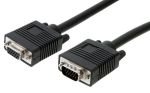 Xenta VGA Monitor Extension Male-Female Black Cable 2M