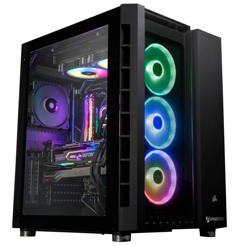 AlphaSync Threadripper 3960X 64GB RAM 4TB HDD 500GB NVMe RTX 2080Ti Win10 Pro Gaming PC