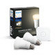Philips Hue White Smart Bulb Mini Starter Kit E27 - Works with Alexa and Google Assistant