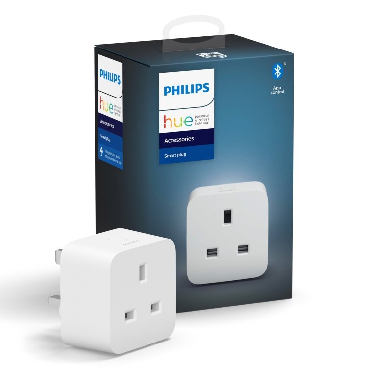 Philips Hue Smart Plug with Bluetooth - Works with Alexa and Google Assistant*