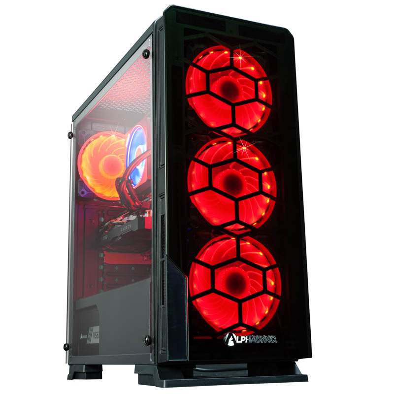 AlphaSync Ryzen 7 16GB RAM 1TB HDD 240GB SSD RX 5700 XT Gaming Desktop PC