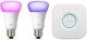 Philips Hue White and Colour Ambience Smart Bulb Mini Starter Kit E27 - Works with Alexa and Google Assistant