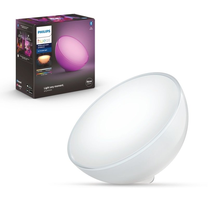 Philips Hue Go 2.0 White & Colour Ambiance Smart Portable Light with Bluetooth - Works with Alexa and Google Assistant*