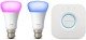 Philips Hue White and Colour Ambience Smart Bulb Mini Starter Kit B22 - Works with Alexa and Google Assistant
