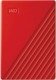 WD 4TB My Passport Portable External Hard Drive, Red