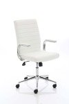 Ezra Executive Leather Chair - White