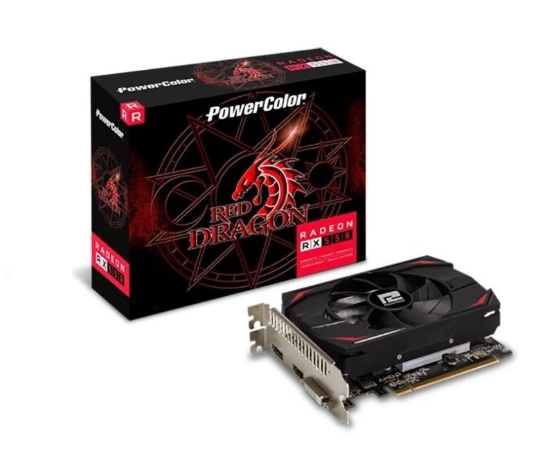 Powercolor Radeon Rx 550 4gb Red Dragon Graphics Card Ebuyer Com