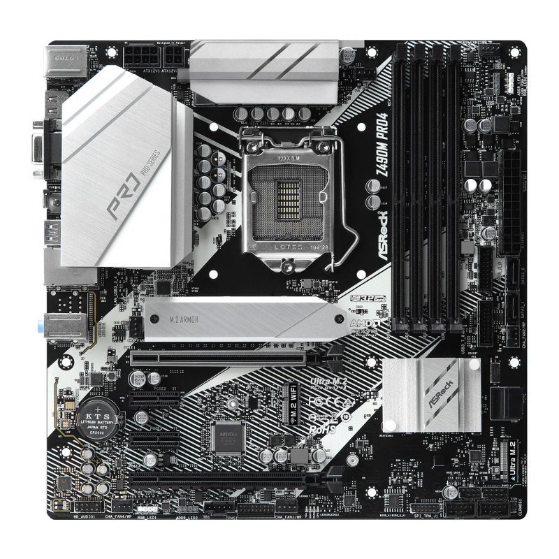 ASRock Intel Z490M PRO4 Micro-ATX Motherboard | Ebuyer.com