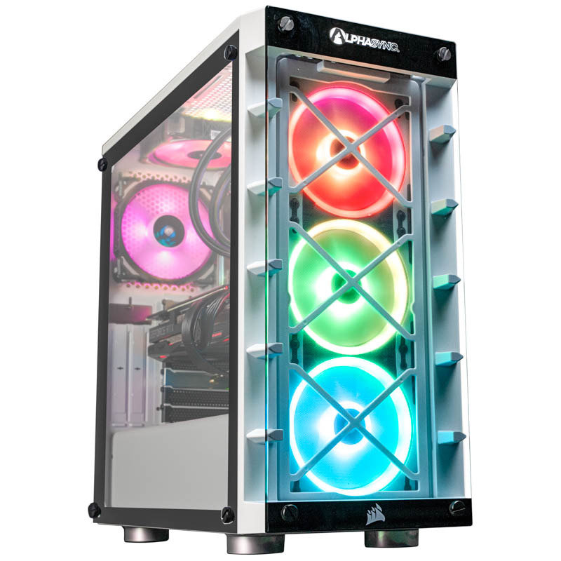 AlphaSync Ryzen 9 RTX 2080 Super 16GB 4TB HDD 500GB SSD Gaming Desktop PC