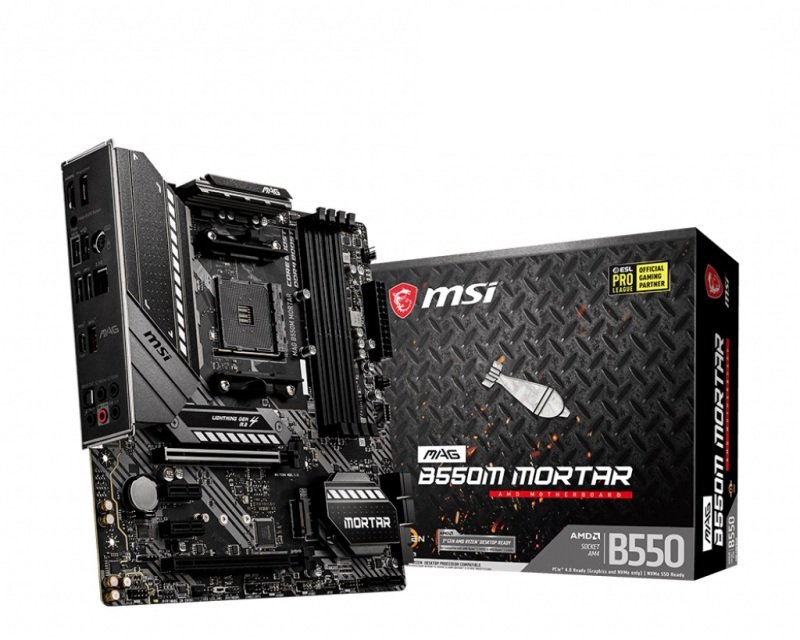 MSI MAG B550M MORTAR DDR4 mATX Motherboard