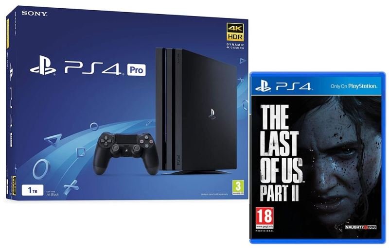 sony playstation 4 pro 1tb the last of us part ii
