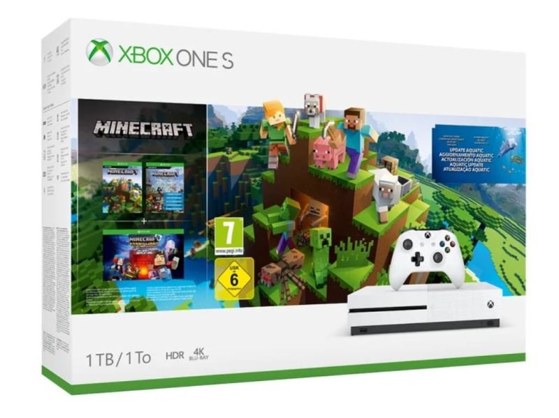 Microsoft Xbox One S With Minecraft Collectors Edition Ebuyer Com