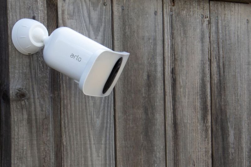 Arlo Pro 3 WireFree Floodlight Camera with Siren Works with Alexa and Google Assistant