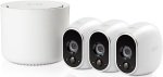 Arlo HD Smart Home Security Cameras | Wire-Free | Night Vision | Indoor/Outdoor | HD | Free Cloud Storage Included | 3 Camera Kit | VMS3330