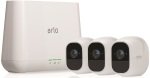 Arlo Pro2 Smart Home Security Cameras | Alarm | Rechargeable | Night Vision | Indoor/Outdoor | 1080p | 2-Way Audio | Free Cloud Storage Included | 3 Camera Kit | VMS4330P