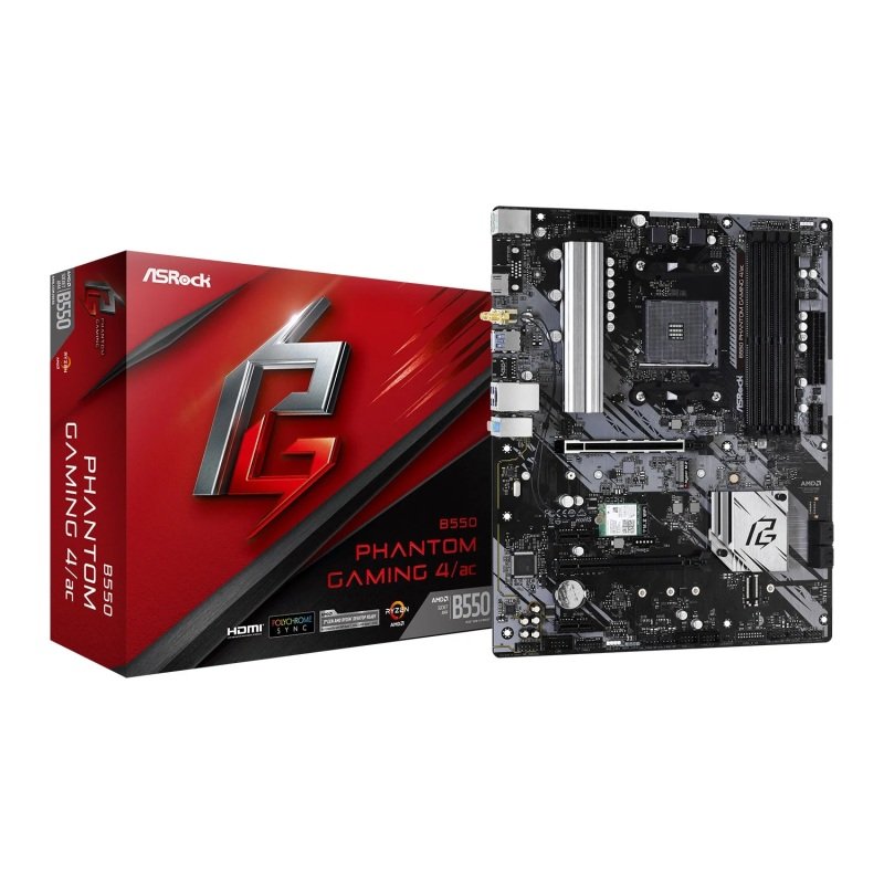 Asrock b550 phantom gaming 4 подключение