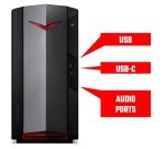 Acer Nitro N50-610 Core i5 10th Gen 8GB RAM 1TB HDD 512GB SSD GTX 1660 Super Gaming Desktop PC