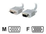 C2G, Premium Shielded HD15 M/F SXGA Monitor Extension Cable, 0.5m