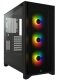 Corsair iCUE 4000X RGB Tempered Glass Mid-Tower - Black