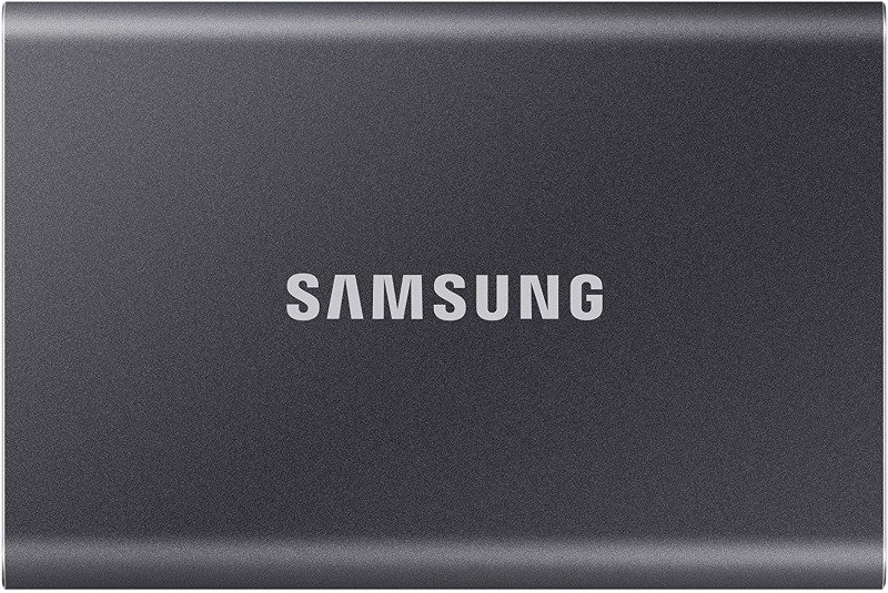 Samsung T7 Portable SSD - 1 TB - USB 3.2 Gen.2 External SSD Titanium Grey