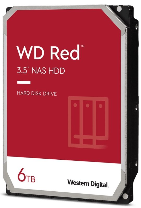 WD Red 6TB 3.5" SATA NAS Hard Drive - (SMR)