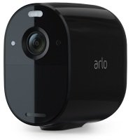 Arlo Essential Spotlight Outdoor Security Camera, Wireless CCTV, 1 Cam, Direct to WiFi, 1080p, Colour Night Vision, 2-Way Audio, 6-Month Battery, 90-Day Free Trial Arlo Secure Plan, Black
