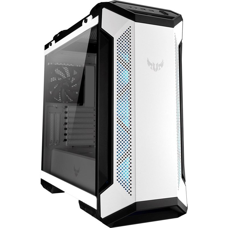 ASUS TUF Gaming GT501 RGB Tempered Glass Mid Tower Case - White