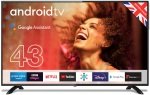 Cello C4320G 43" Smart Android TV with Google Assistant and Freeview Play