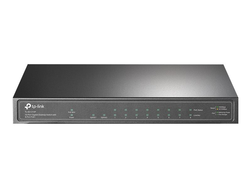 TP-Link TL-SG1210P - Switch - 10 Ports - Unmanaged