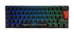 One2 Mini 60% RGB USB Mechanical Gaming Keyboard Black Cherry MX Switch UK Layout