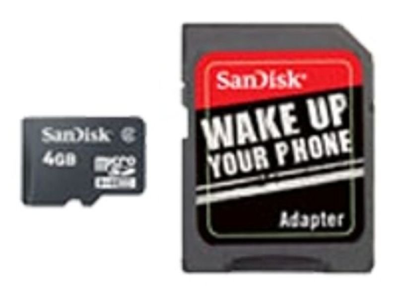 SanDisk 4GB Micro Secure Digital Card