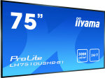 Iiyama ProLite LH7510USHB-B1 - 75'' High-Bright Large Format Display - 4K UHD