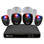 Swann Enforcer 4 Camera 8 Channel 4K Ultra HD DVR Security System with 2 TB HDD