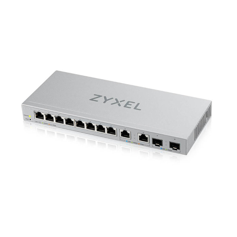Zyxel XGS1210-12-ZZ0101F - 12-Port Managed MultiGig Switch mit - 8-Ports